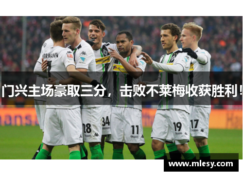 门兴主场豪取三分，击败不莱梅收获胜利！